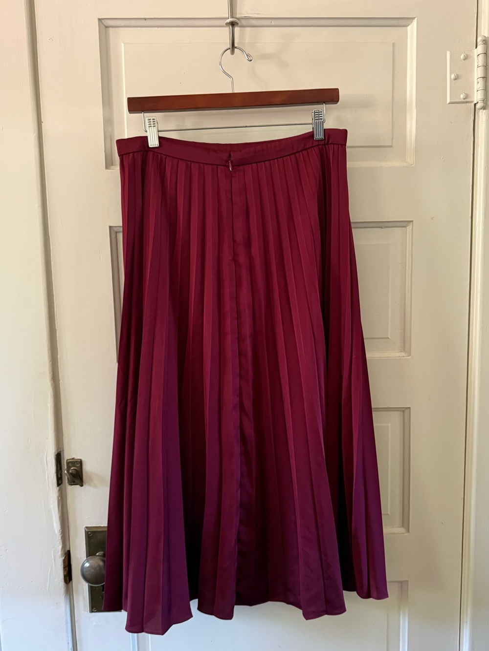 J. Crew Pleated Midi Skirt - 10 - Picture 5 of 9